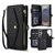 Samsung Galaxy S26 Ultra 5G Multifunctional Wallet Detachable Leather Phone Case with Lanyard - Black