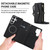 Samsung Galaxy S26 Ultra 5G Multifunctional Wallet Detachable Leather Phone Case with Lanyard - Black