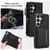 Samsung Galaxy S26 Ultra 5G Multifunctional Wallet Detachable Leather Phone Case with Lanyard - Black