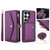 Samsung Galaxy S26 Ultra 5G Multifunctional Wallet Detachable Leather Phone Case with Lanyard - Dark Purple