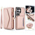 Samsung Galaxy S26 Ultra 5G Multifunctional Wallet Detachable Leather Phone Case with Lanyard - Rose Gold
