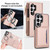 Samsung Galaxy S26 Ultra 5G Multifunctional Wallet Detachable Leather Phone Case with Lanyard - Rose Gold