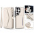 Samsung Galaxy S26 Ultra 5G Multifunctional Wallet Detachable Leather Phone Case with Lanyard - White