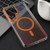 Samsung Galaxy S26 Ultra 5G Mutural Ice Series MagSafe Gradient Matte PC Hybrid TPU Phone Case - Orange