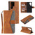 Samsung Galaxy S26 Ultra 5G Nail Skin Feel Stitching Calf Texture Leather Phone Case - Black