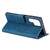 Samsung Galaxy S26 Ultra 5G Nail Skin Feel Stitching Calf Texture Leather Phone Case - Blue