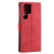 Samsung Galaxy S26 Ultra 5G Nail Skin Feel Stitching Calf Texture Leather Phone Case - Red