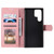 Samsung Galaxy S26 Ultra 5G Nail Skin Feel Stitching Calf Texture Leather Phone Case - Rose Gold