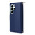 Samsung Galaxy S26 Ultra 5G Nine-card Slots Zipper Wallet Bag Leather Phone Case - Blue