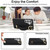 Samsung Galaxy S26 Ultra 5G Non-slip Full Coverage Ring PU Phone Case with Wristband - Black