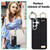 Samsung Galaxy S26 Ultra 5G Non-slip Full Coverage Ring PU Phone Case with Wristband - Black