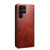 Samsung Galaxy S26 Ultra 5G Oil Wax Crazy Horse Texture Leather Phone Case - Brown