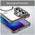Samsung Galaxy S26 Ultra 5G PC Hybrid TPU Airbag Shockproof MagSafe Phone Case - Transparent Black