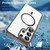 Samsung Galaxy S26 Ultra 5G PC Hybrid TPU Airbag Shockproof MagSafe Phone Case - Transparent Black