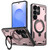 Samsung Galaxy S26 Ultra 5G PC Hybrid TPU Armor MagSafe Ring Holder Phone Case - Rose Gold