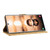 Samsung Galaxy S26 Ultra 5G Pen Heart Cat Embossed Leather Phone Case - Apricot