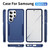 Samsung Galaxy S26 Ultra 5G Pioneer Armor Heavy Duty PC Hybrid TPU Phone Case - Blue