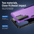 Samsung Galaxy S26 Ultra 5G Pioneer Armor Heavy Duty PC Hybrid TPU Phone Case - Purple+Black