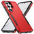 Samsung Galaxy S26 Ultra 5G Pioneer Armor Heavy Duty PC Hybrid TPU Phone Case - Red+Black