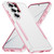 Samsung Galaxy S26 Ultra 5G Pioneer Armor Heavy Duty PC Hybrid TPU Phone Case - White+Pink