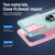 Samsung Galaxy S26 Ultra 5G Pioneer Armor Heavy Duty PC Hybrid TPU Phone Case with Holder - Green+Pink