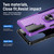Samsung Galaxy S26 Ultra 5G Pioneer Armor Heavy Duty PC Hybrid TPU Phone Case with Holder - Purple+Black