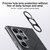 Samsung Galaxy S26 Ultra 5G Plain Leather PC Phone Case - Black