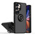 Samsung Galaxy S26 Ultra 5G Q Shadow 1 Series TPU + PC Phone Case with Ring - Black+Black