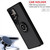 Samsung Galaxy S26 Ultra 5G Q Shadow 1 Series TPU + PC Phone Case with Ring - Red