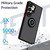 Samsung Galaxy S26 Ultra 5G Q Shadow 1 Series TPU + PC Phone Case with Ring - Royal Blue