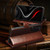 Samsung Galaxy S26 Ultra 5G QIALINO Classic 103 Buckle Genuine Leather Phone Case - Black