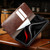 Samsung Galaxy S26 Ultra 5G QIALINO Classic 103 Buckle Genuine Leather Phone Case - Brown