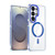 Samsung Galaxy S26 Ultra 5G Qicai Two-color Transparent Magnetic Phone Case - Blue