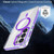 Samsung Galaxy S26 Ultra 5G Qicai Two-color Transparent Magnetic Phone Case - Purple