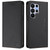 Samsung Galaxy S26 Ultra 5G RC01 Dual-Folded Magnetic Suction RFID Leather Phone Case - Black