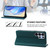 Samsung Galaxy S26 Ultra 5G RC01 Dual-Folded Magnetic Suction RFID Leather Phone Case - Dark Green