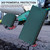 Samsung Galaxy S26 Ultra 5G RC01 Dual-Folded Magnetic Suction RFID Leather Phone Case - Dark Green