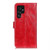 Samsung Galaxy S26 Ultra 5G Retro Crazy Horse Texture Leather Phone Case - Red