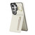 Samsung Galaxy S26 Ultra 5G Retro Ring and Zipper RFID Card Slot Phone Case - Beige