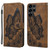Samsung Galaxy S26 Ultra 5G Retro Skin Feel Butterflies Embossing Horizontal Flip Leather Phone Case - Brown