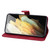 Samsung Galaxy S26 Ultra 5G Retro Skin Feel Butterflies Embossing Horizontal Flip Leather Phone Case - Red