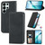 Samsung Galaxy S26 Ultra 5G Retro Skin Feel Magnetic Leather Phone Case - Black