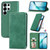 Samsung Galaxy S26 Ultra 5G Retro Skin Feel Magnetic Leather Phone Case - Green
