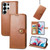 Samsung Galaxy S26 Ultra 5G Retro Solid Color Buckle Leather Phone Case - Brown