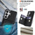 Samsung Galaxy S26 Ultra 5G RFID Anti-theft Card Ring Holder Phone Case - Black