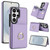 Samsung Galaxy S26 Ultra 5G RFID Anti-theft Card Ring Holder Phone Case - Purple