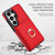 Samsung Galaxy S26 Ultra 5G RFID Anti-theft Card Ring Holder Phone Case - Red