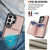 Samsung Galaxy S26 Ultra 5G RFID Anti-theft Card Ring Holder Phone Case - Rose Gold