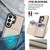 Samsung Galaxy S26 Ultra 5G RFID Anti-theft Card Ring Holder Phone Case - White