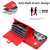 Samsung Galaxy S26 Ultra 5G RFID Card Slot Phone Case with Long Lanyard - Red